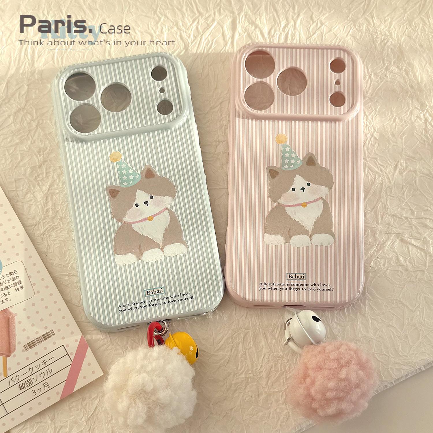【Paris.Case】灰棕小猫适用苹果17promax手机壳iphone16秋冬15可