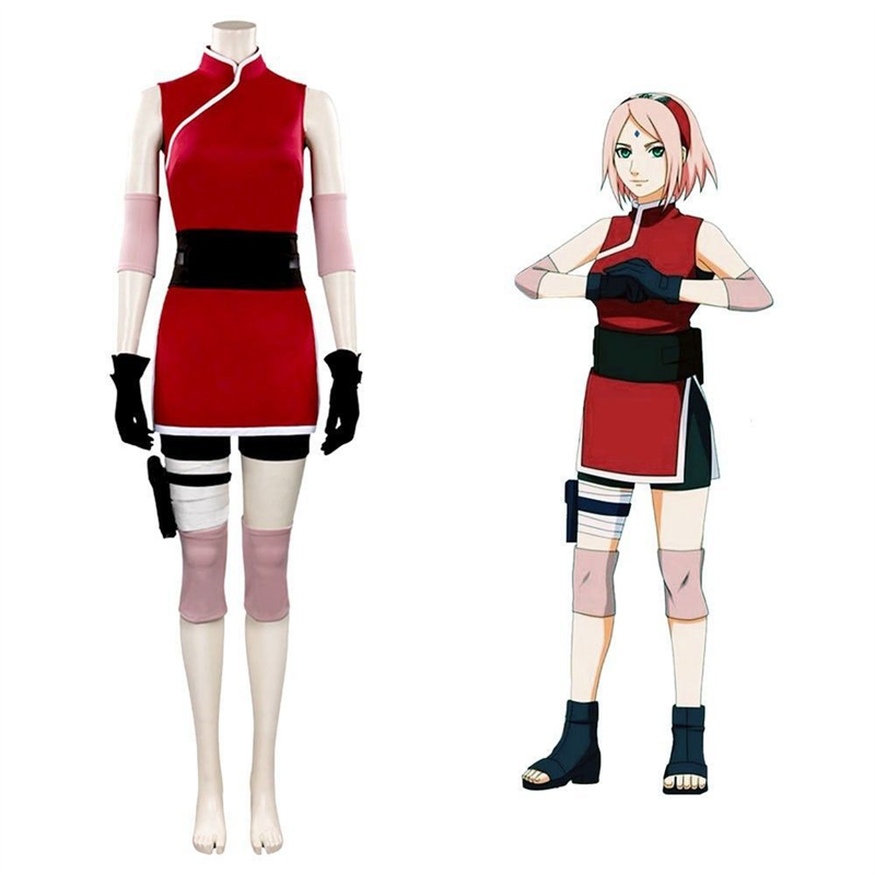 火影忍者cos小樱疾风传春野樱少女cosplay套装二次元动漫cos服