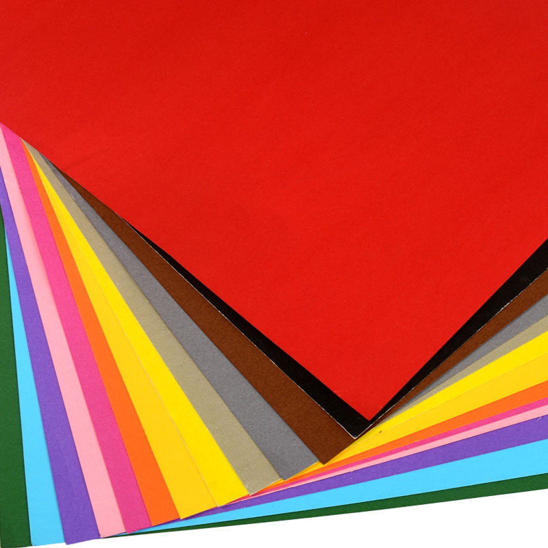 4k彩色卡纸 4开大张硬卡纸8开手工纸绘画纸幼儿园手工diy制作材料