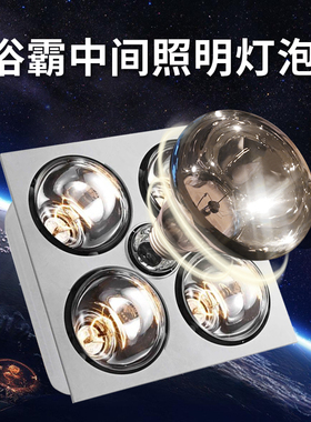 包邮浴霸中间照明灯泡40W钨丝灯浴霸LED灯泡3W防水防爆220-230V