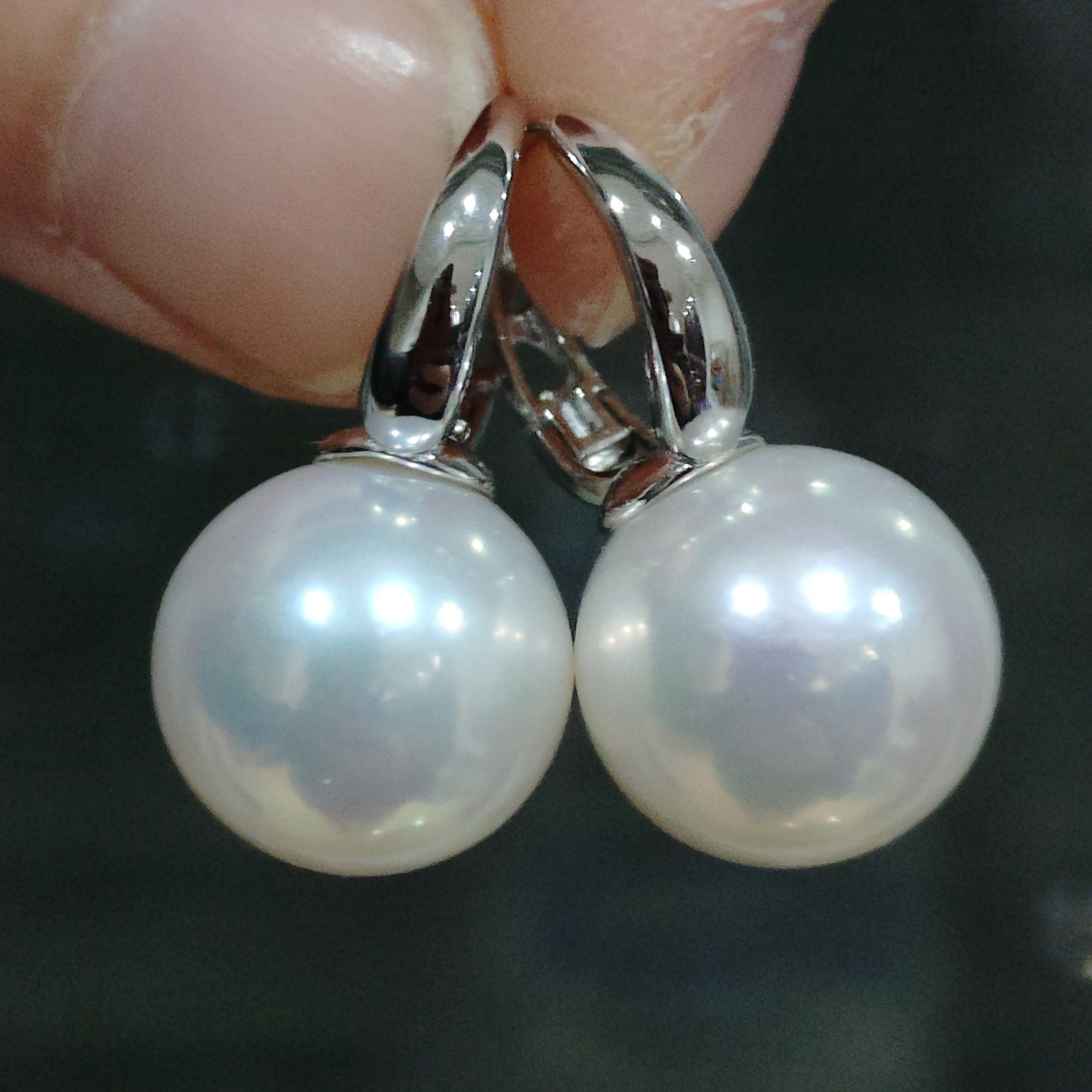 大珍珠媲美澳白925纯银耳扣水桶正圆淡水气质天然耳环耳圈,珠宝/钻石/翡翠,耳饰,淘宝优惠券,粉丝福利购,淘宝优惠卷