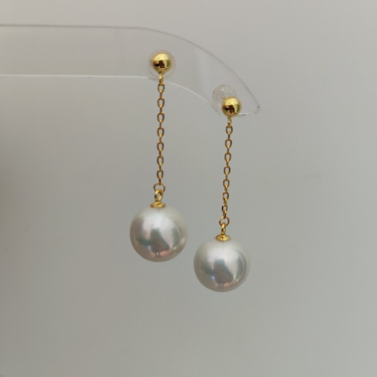 11-12mm诸暨天然淡水珍珠长款珍珠耳钉 S925银风在吹耳环耳坠,珠宝/钻石/翡翠,耳饰,淘宝优惠券,粉丝福利购,淘宝优惠卷