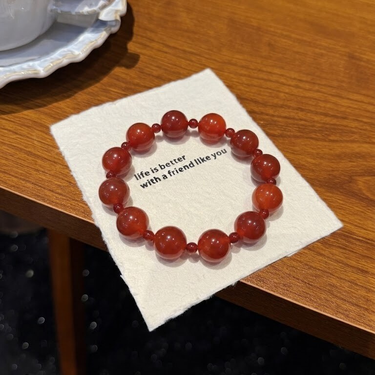 ins风多宝女士手链手串 海蓝宝黄水手串仙气飘飘穿搭必备