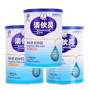 味奇清伙灵奶伴侣400g罐装清清宝清火宝颗粒菊花