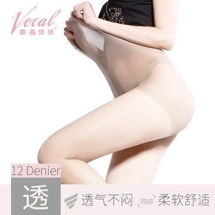 华高丝袜薄款 透肤显瘦黑色性感防掉裆包芯丝美腿袜女士09209 连裤
