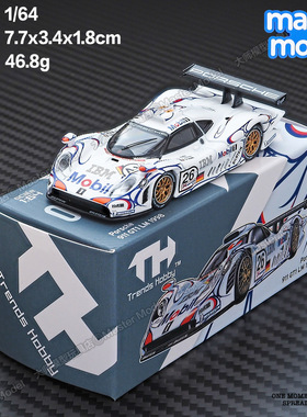 TH 1/64 保时捷911 GT1 LM26号勒芒赛车合金汽车模型 TrendsHobby