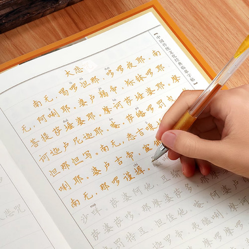 天悦名坊大悲zhou手抄练字帖初学者成人临摹练字帖硬笔宣纸楷书法