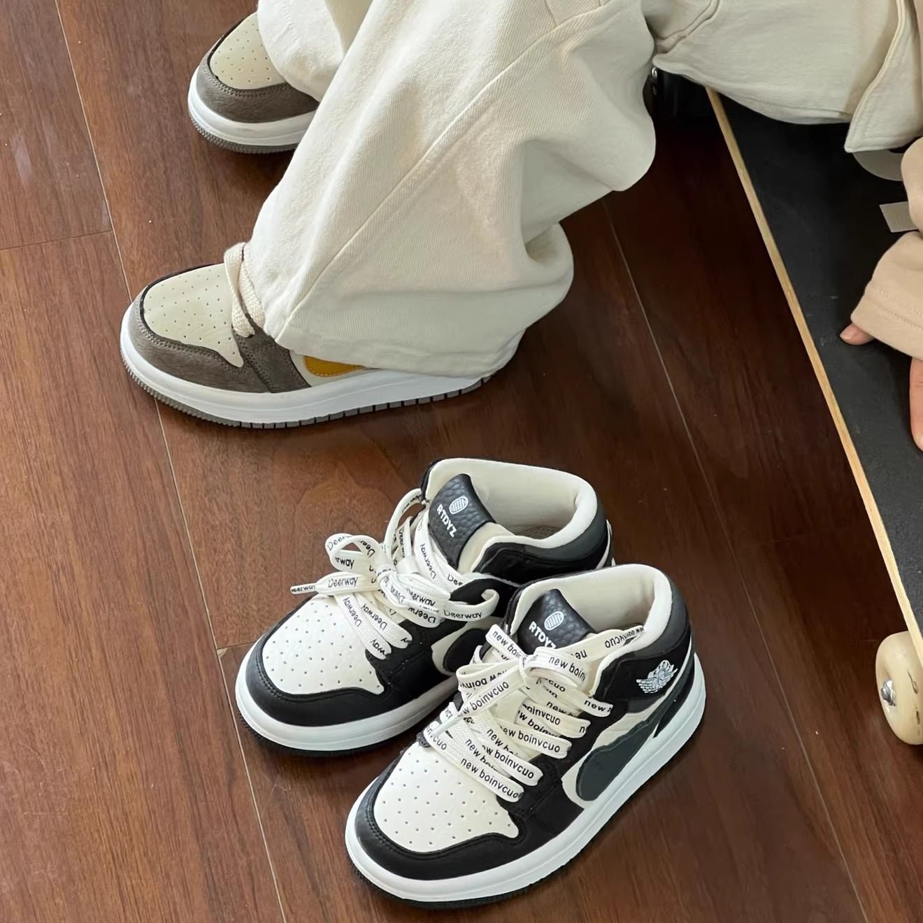 儿童第一站2026春新款7002粘扣中腰板鞋中大男女童中性大组,童鞋/婴儿鞋/亲子鞋,板鞋,淘宝优惠券,粉丝福利购,淘宝优惠卷