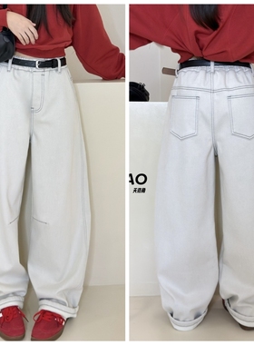 天依角2026春新18029牛仔18030弯刀裤18070中大童男女童大组亲子