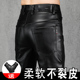 男加绒加厚摩托车PU裤 子修身 紧身保暖青年韩版 秋冬皮裤 潮流小脚裤