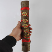 山顶老桃树手绘朱砂纯手工客厅摆件家用镇宅身体健康东南桃木棍棒