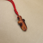 天然雷击桃木随身吊坠本命年孕妇宝宝老人七星紫薇朱砂小红书同款