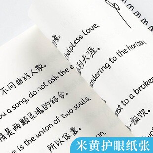 奶酪陷阱中英文字帖女生大学漂亮行楷书硬笔临摹成人手写体送临摹