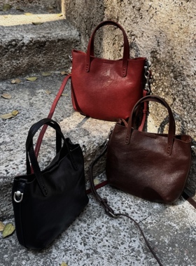 2026新款手机包手提包单肩斜挎小众休闲遛弯包植鞣皮197-M