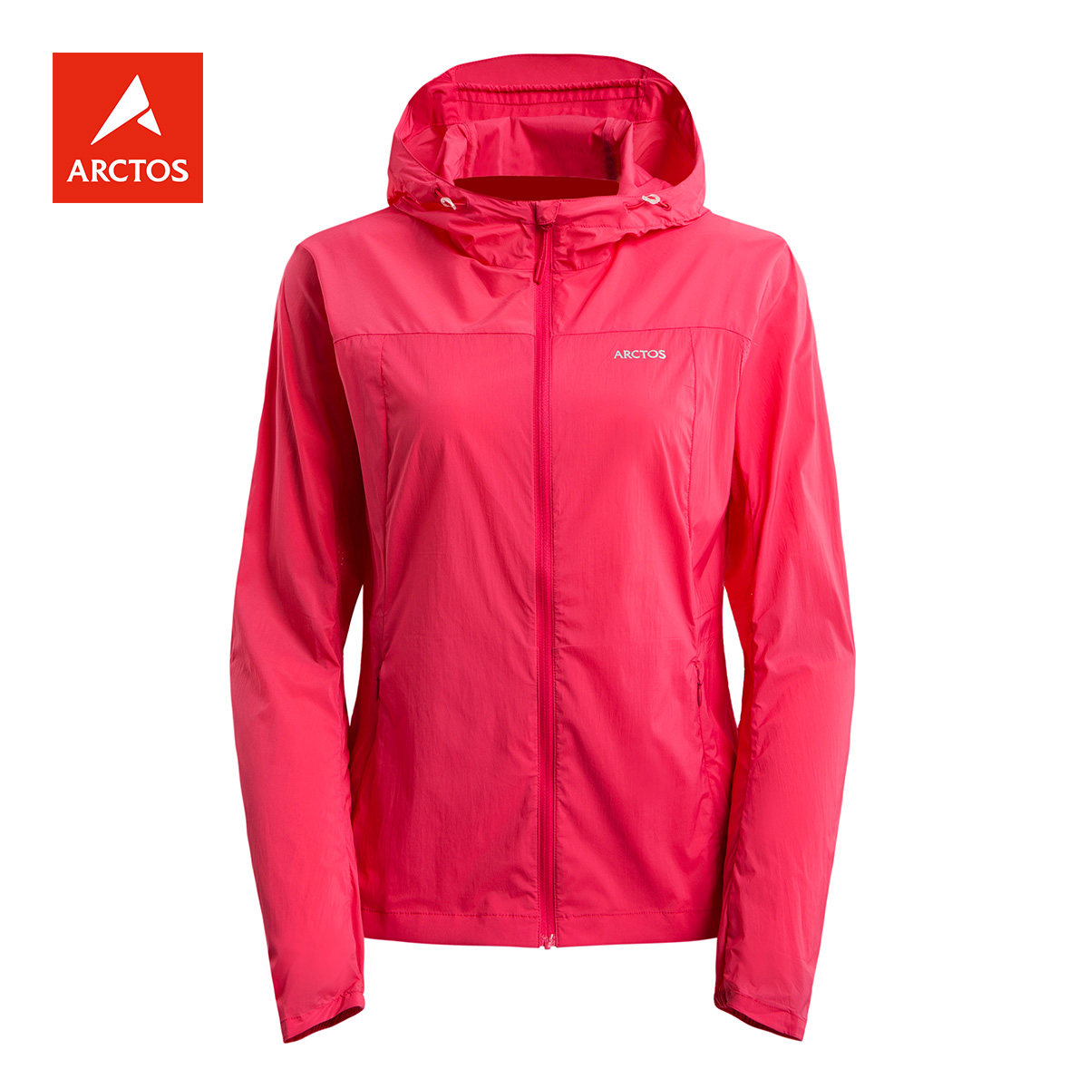 【特价】极星 女款户外皮肤衣轻薄舒适登山运动防风衣 AGJD12256