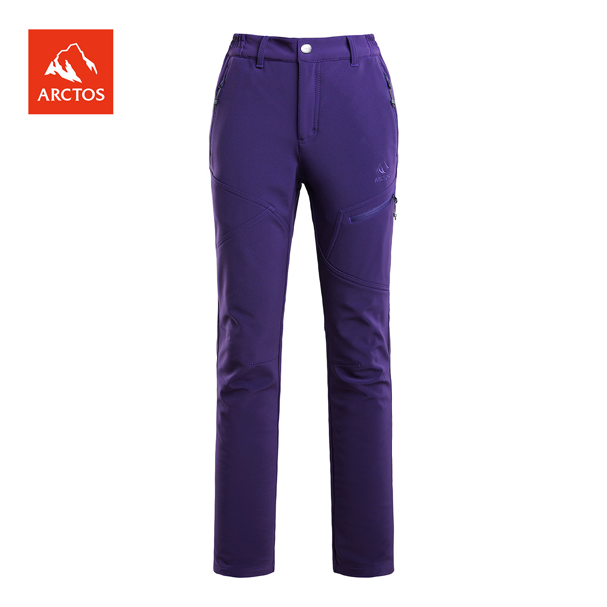 极星户外软壳裤加绒防泼水防风裤