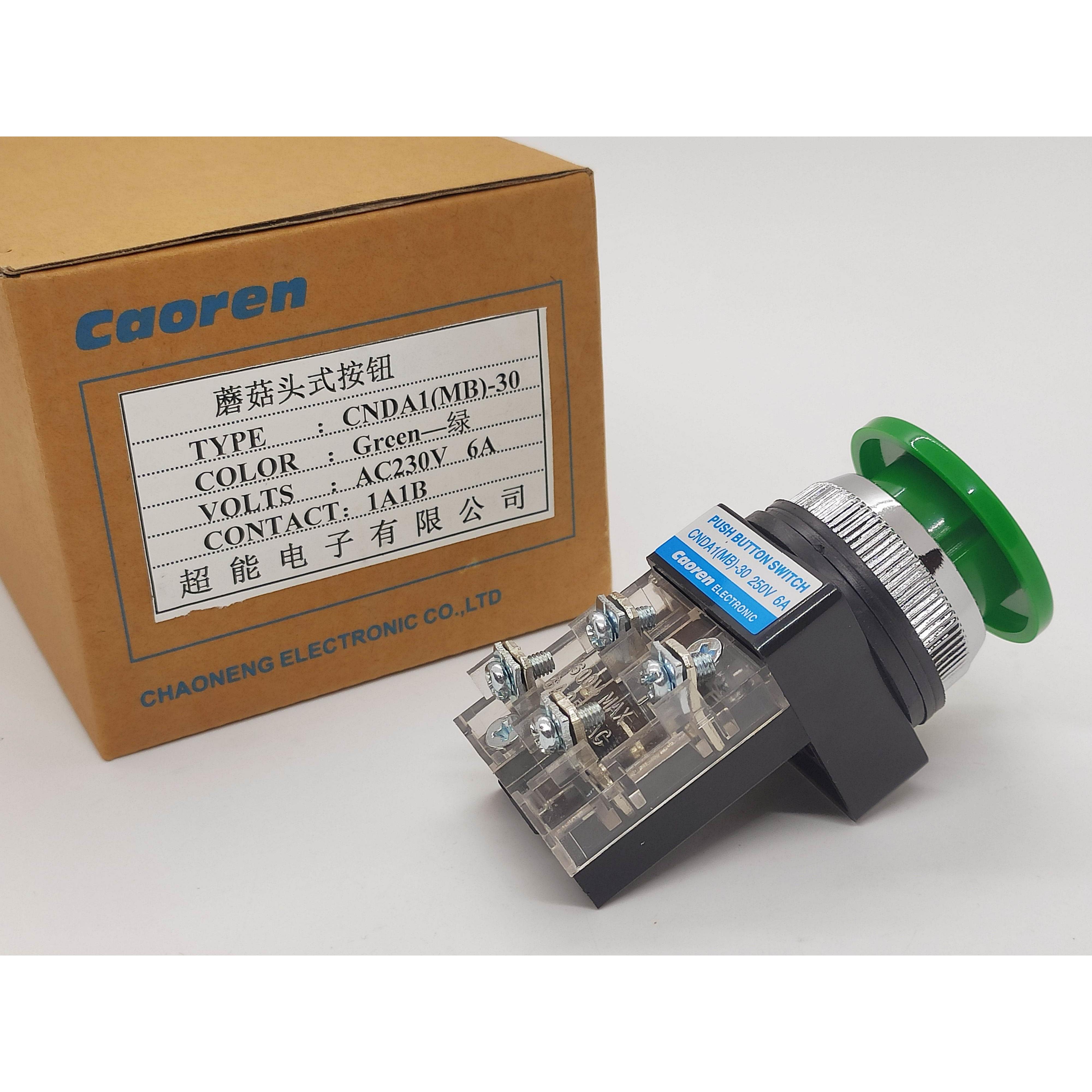 询价原装caoren超能CNDA1(MB)-30自复蘑菇头按钮代替TMB-30安装孔