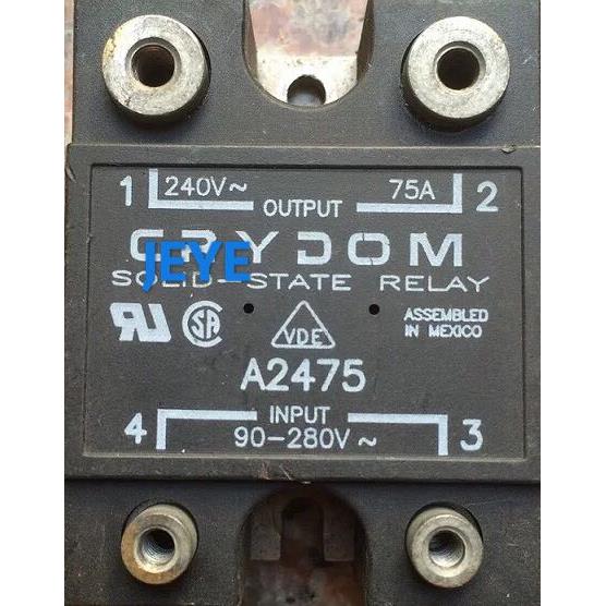 询价快达Crydom固态继电器A2475(A2410,A2425,A2440,A2460,A2480)