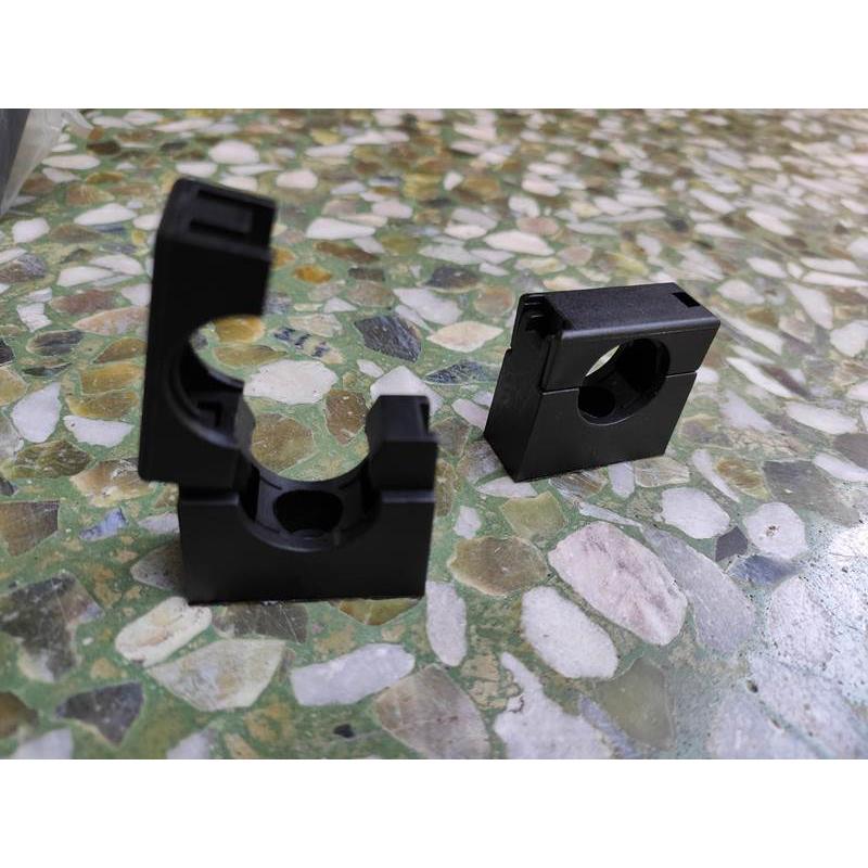 询价TMY软管固定支架AD15.8适配12*15.8mm管卡座带盖马鞍波纹管底