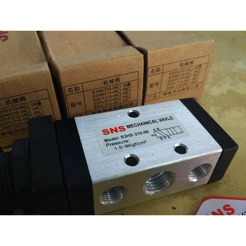 询价神驰气动SNS机械阀手动阀S3R S3L S3PM S3PP S3PE S3PLS3HS21