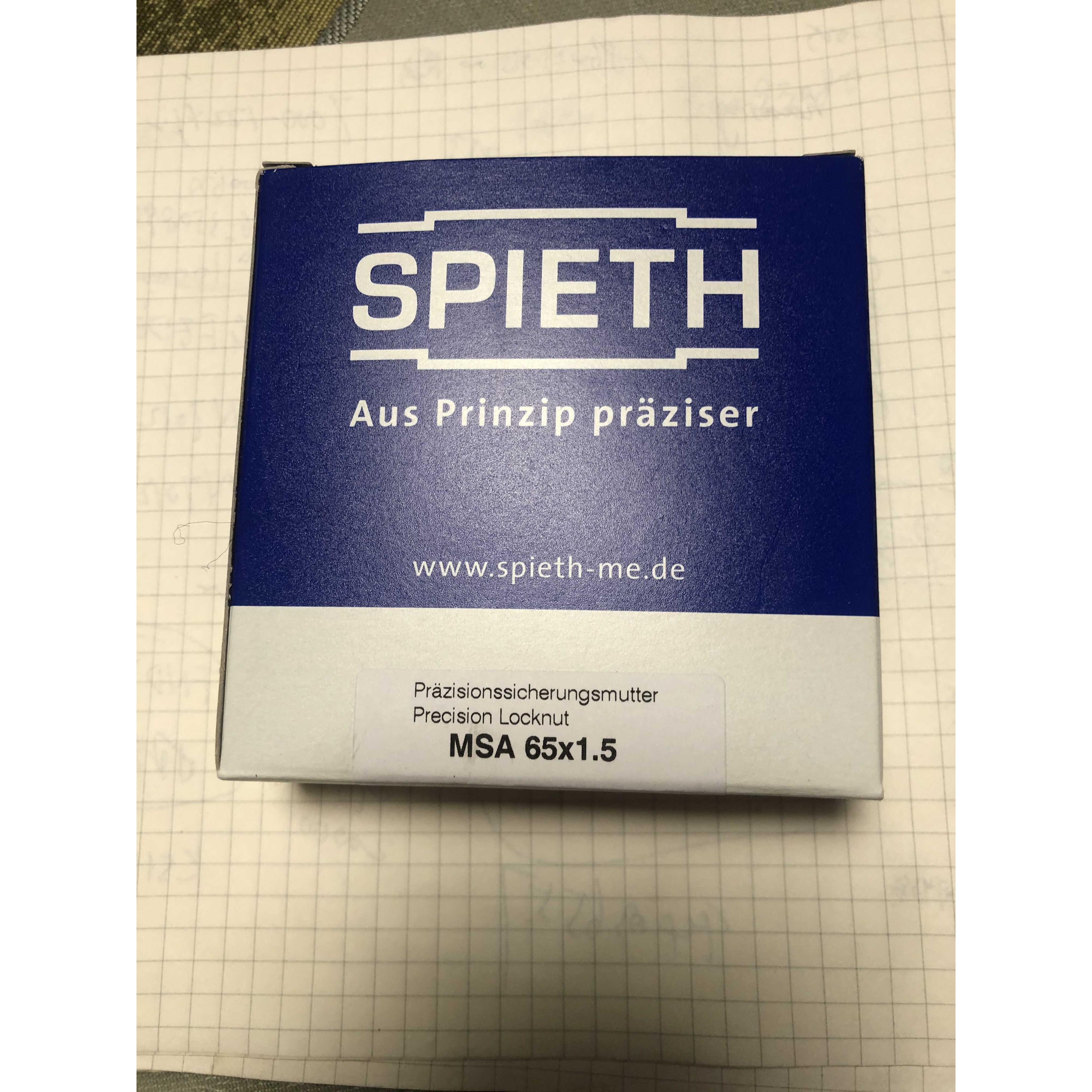 询价SPIETH锁紧螺母MSA65x1.5 全新 现货议价