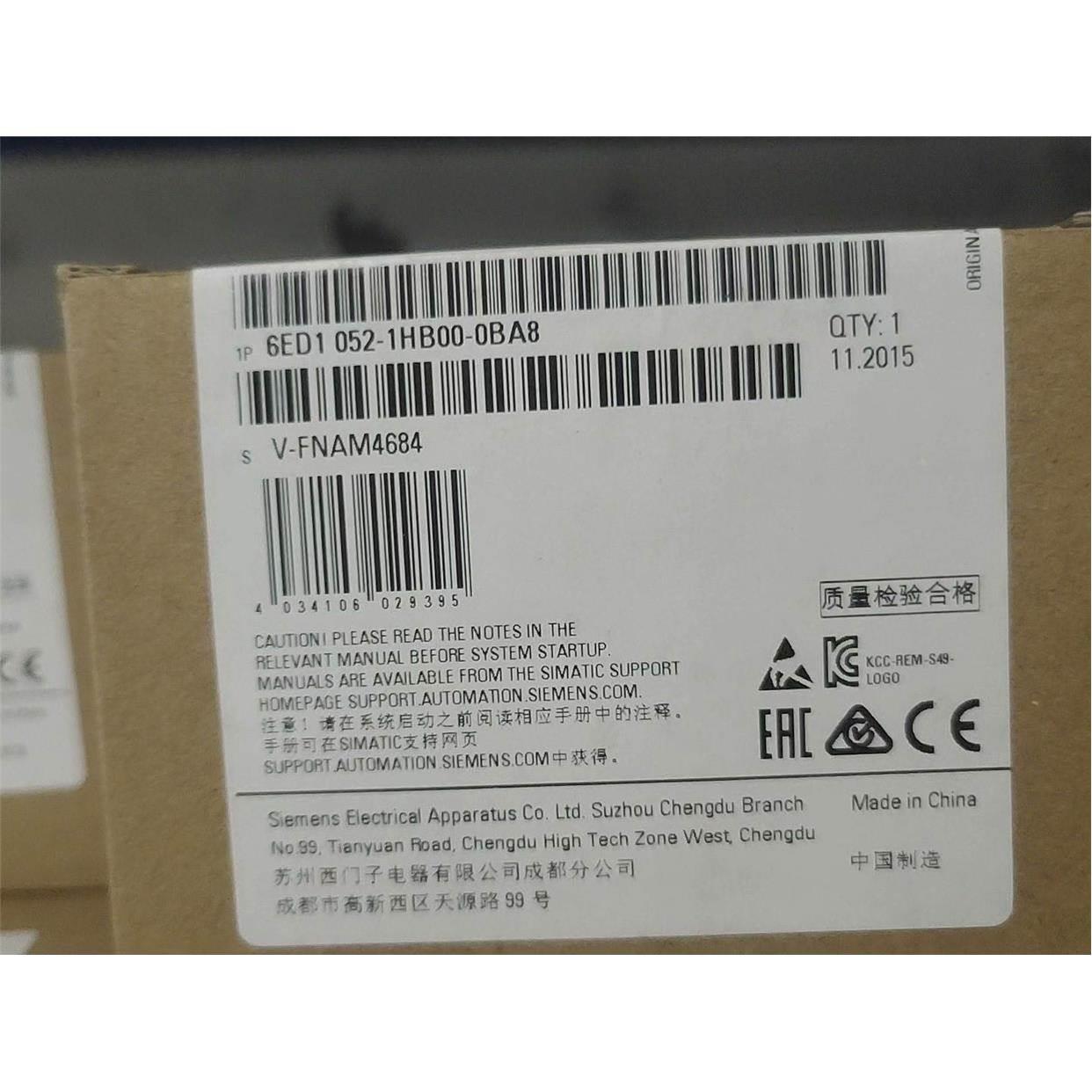 询价6ED1052-1HB00-0BA8 西门子全新原装正品议议价