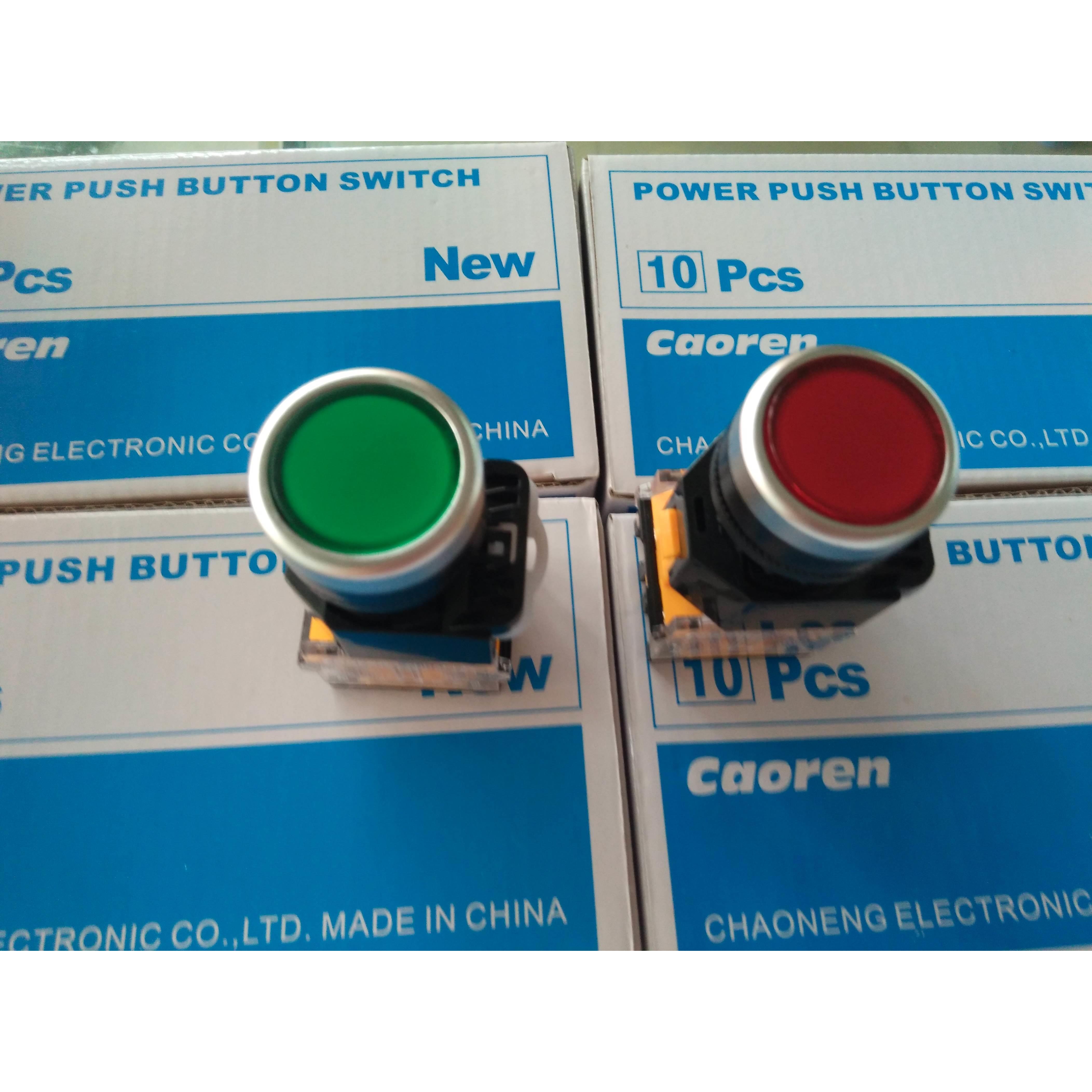 询价原装Caoren超能按钮CNDA1-LA2-11T自锁平头式 按钮开关议价