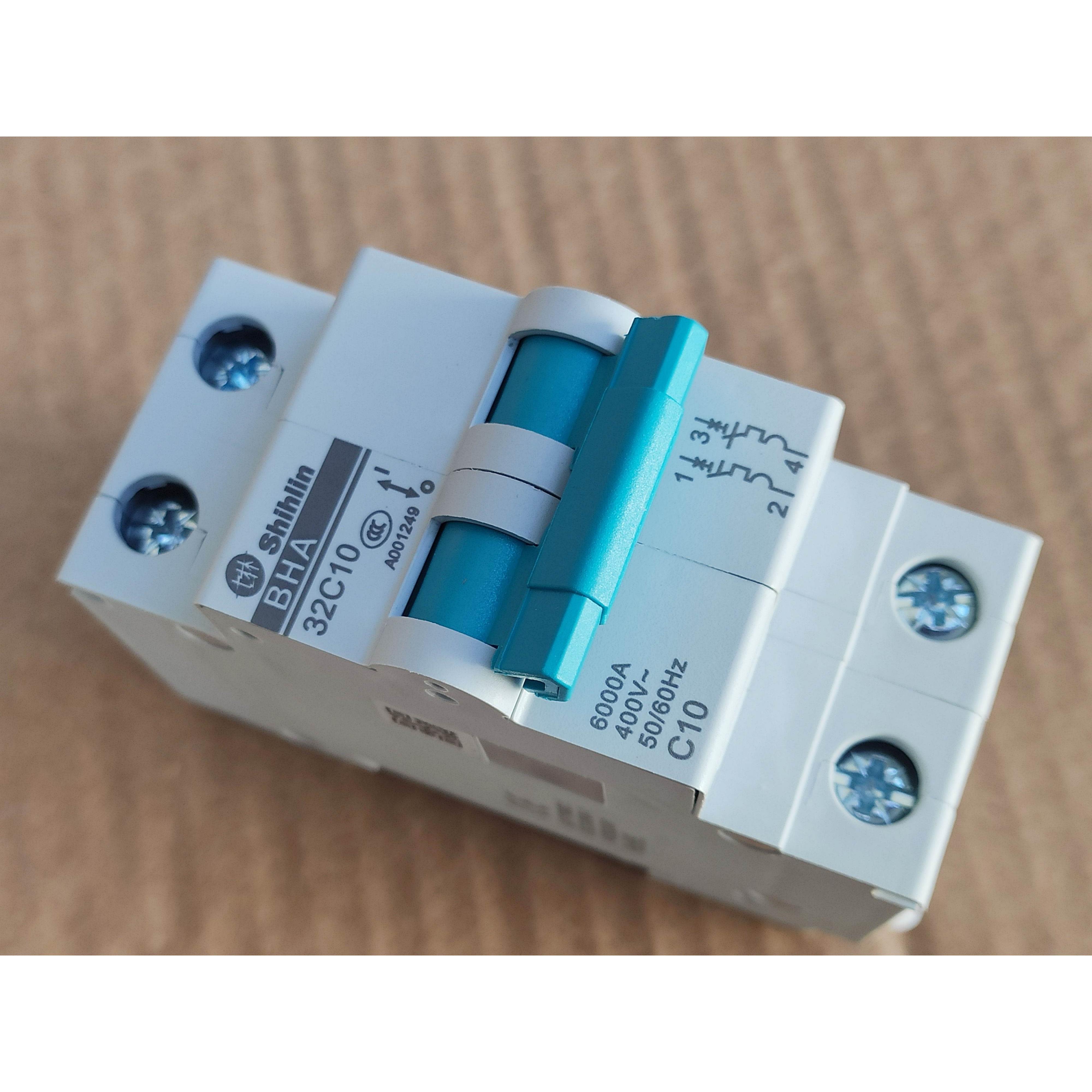 询价正品Shihlin士林小型断路器C型BHA32 2P空气开关6KA C10C25C3