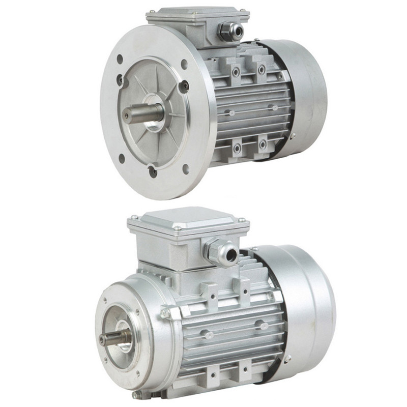 铝壳马达370交流三相电动机异步感应电机立式卧式750 1.5kw b5b14