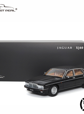 Almost Real汽车模型1:18捷豹戴姆勒XJ6（XJ40）合金全开车模黑色