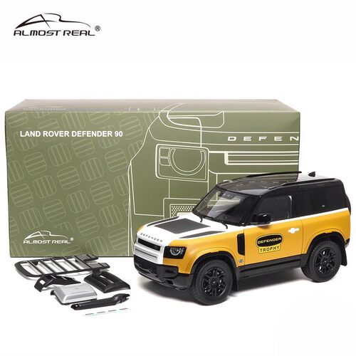 Almost Real新品1:18路虎卫士90 骆驼杯致敬版合金全开车模2023款