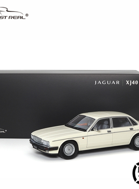 Almost Real汽车模型1:18捷豹戴姆勒XJ6（XJ40）合金全开车模白色