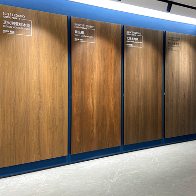 1200x2700木纹岩板台面定制哑光