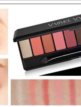 包邮 hold百搭十色眼影 酒红色西柚果汁橙色桃粉眼影盘