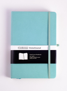 糖果色点阵子弹笔记本A5绑带计划本皮质记事本纯色横线硬面手帐本