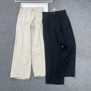 显瘦休闲长裤 人造丝修身 春夏 外贸欧美英G捡漏DAN