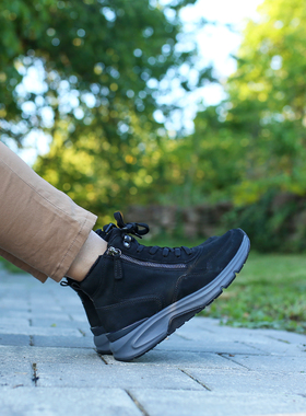 ROLLINGSOFT系列德国嘉宝GABOR 76.888 宽楦增高摇摇底短靴