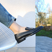 宽脚能穿 小皮鞋 宽楦软底 特舒适 KUFENBERG 6151 真皮基础乐福鞋