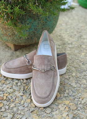 超轻气垫里外全羊皮奥地利友高HOGL 0-101212 适度加宽舒适乐福鞋