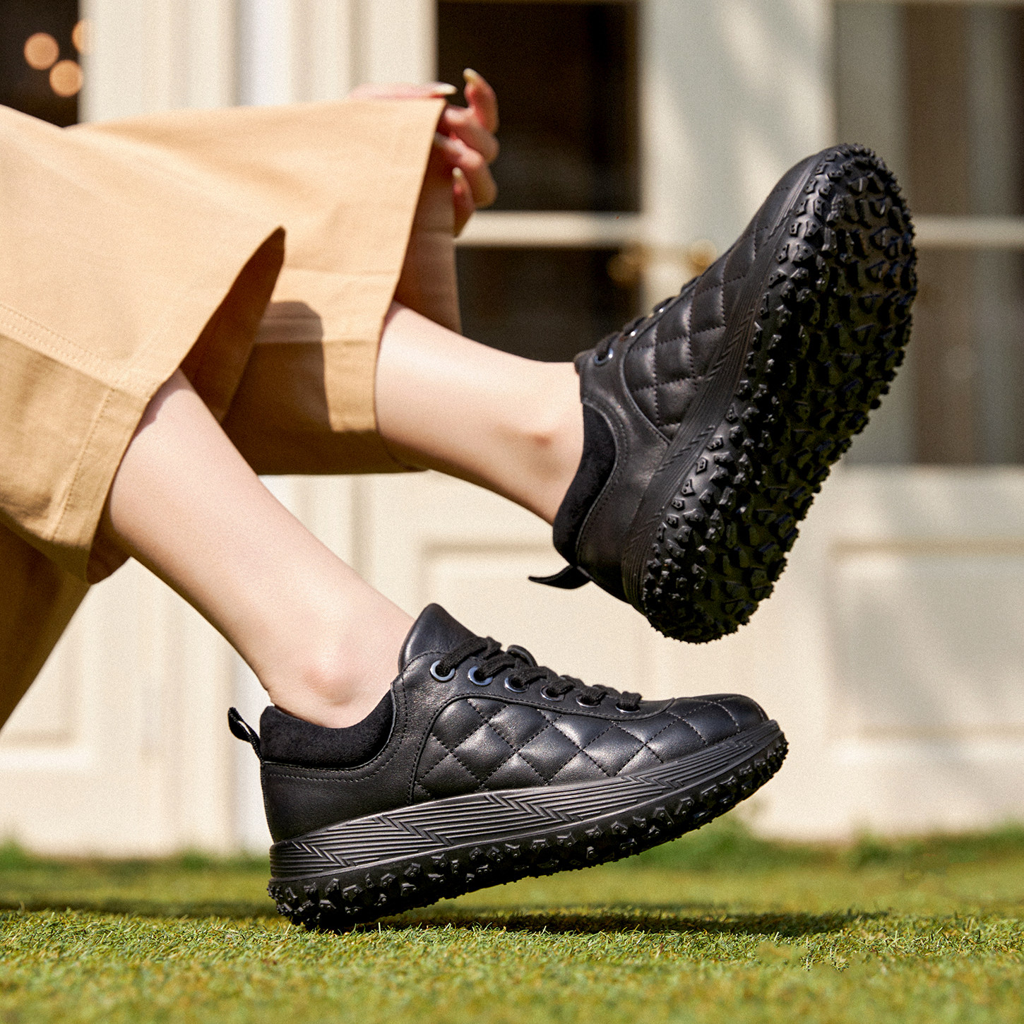 超轻缓震 摇摇底宽楦 德国KUFENBERG2027 增高底里外全皮休闲鞋