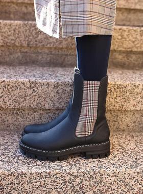 特价 宽楦 防滑软底 防水台 加宽版 德国RIEKER 76190 美丽烟筒靴