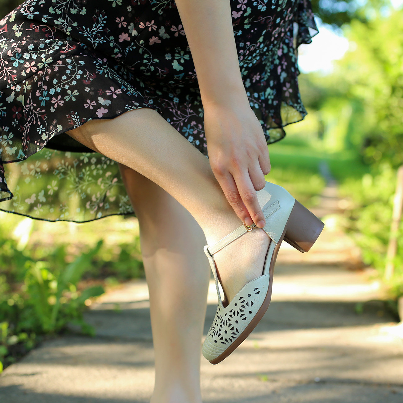 太舒适了！软底宽楦 走路无声 德国KUFENBERG 3822 中跟包头凉鞋,女鞋,时装凉鞋,淘宝优惠券,粉丝福利购,淘宝优惠卷