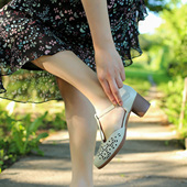 中跟包头凉鞋 太舒适了 德国KUFENBERG 3822 软底宽楦 走路无声