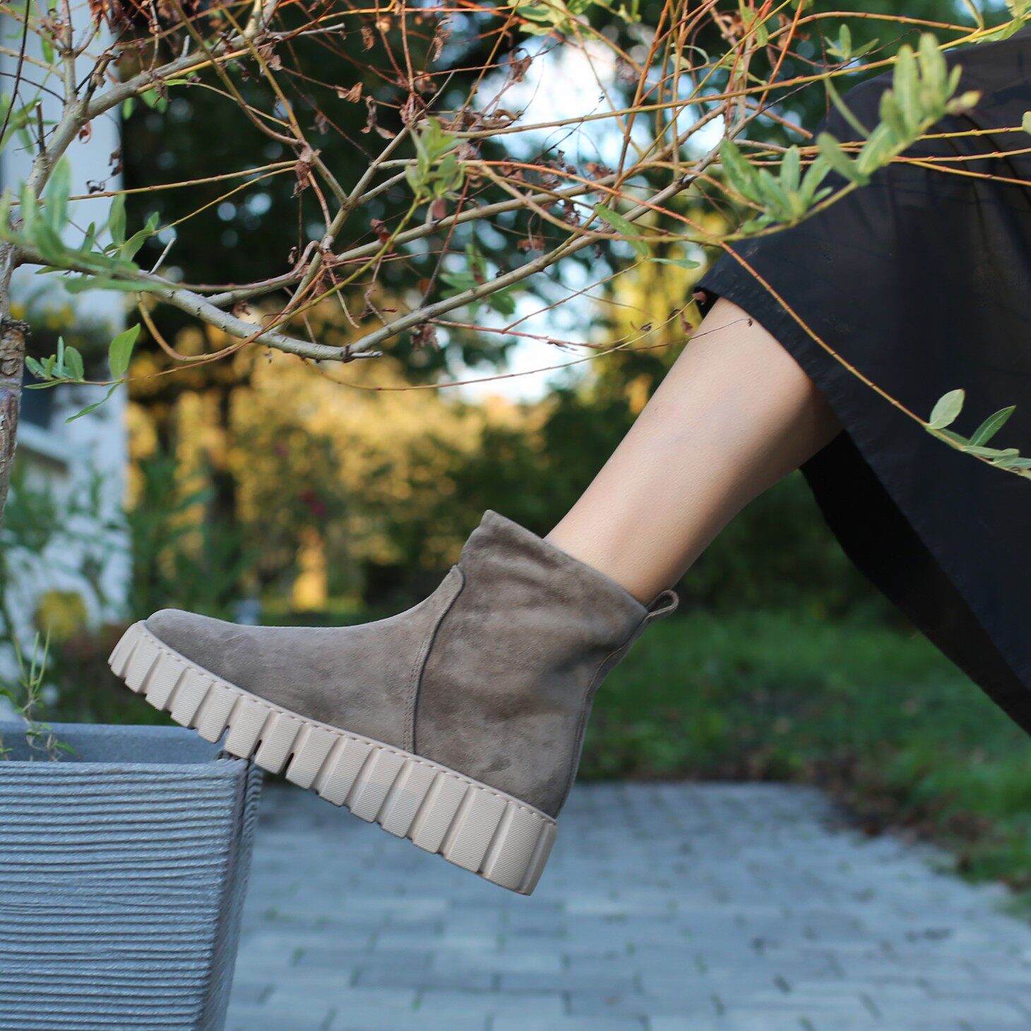 G版宽楦超轻增高底德国GABOR 76.780 可拆卸鞋垫2025秋冬新款短靴