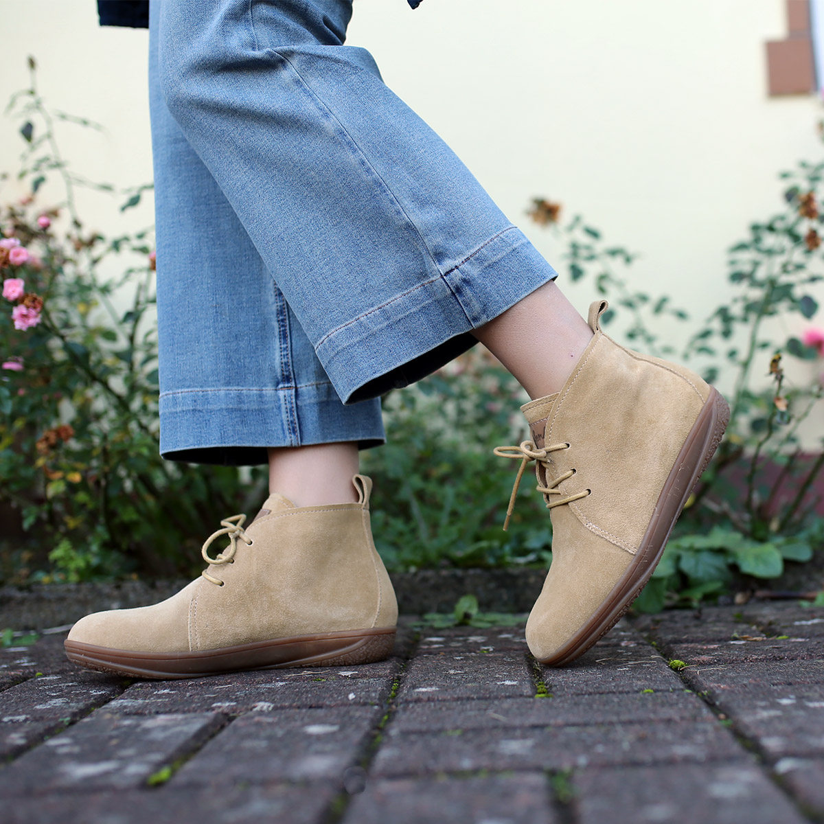 舒适加绒 宽楦 很软！德国KUFENBERG 7176软底薄绒里真皮低跟短靴,女鞋,时装靴,淘宝优惠券,粉丝福利购,淘宝优惠卷