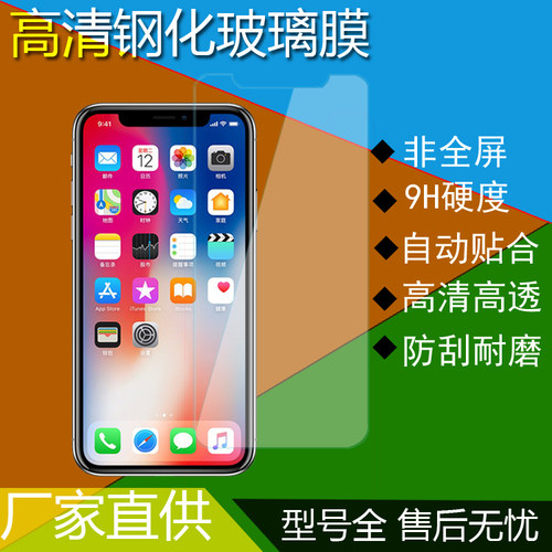 半屏oppo玻璃半贴钢化膜