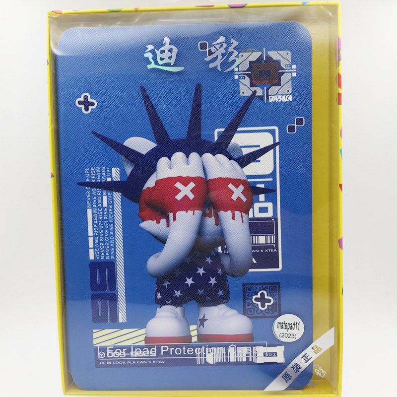 适用华为MATEPADAIR荣耀X8PRO IPAD11寸 12.1寸卡通平板迪彩皮套OPPO PAD VIVO PAD2带支架小米8防摔air2