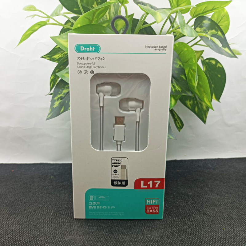 耳机有线高音质手机圆孔typec入耳式超重低音全民K歌吃鸡带麦通用