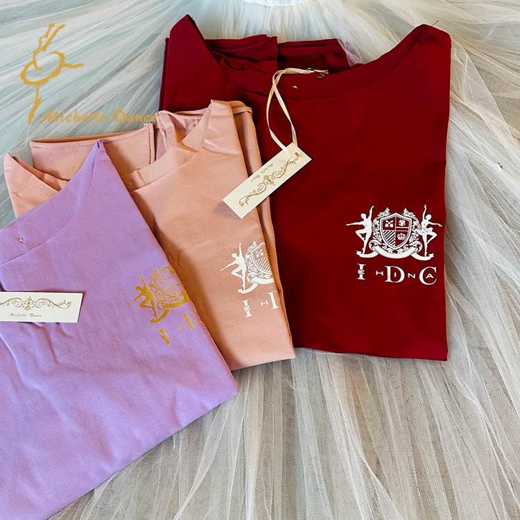 MichelleDance IDC Spoleto 中国赛定制T恤儿童/成人粉色红色黑色