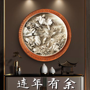 云南剑川木雕纯手工雕刻摆件客厅书房玄关办公室龙凤呈祥富贵吉祥